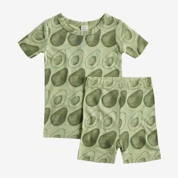 kate quinn Other - [SOLD] Kate Quinn Avocado Shortie PJ Set Size 2T New